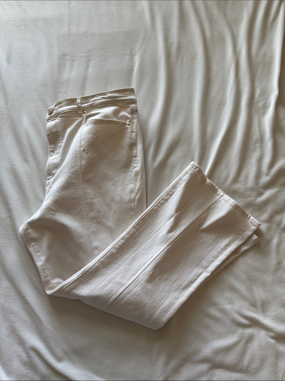 Loft denim cropped pants